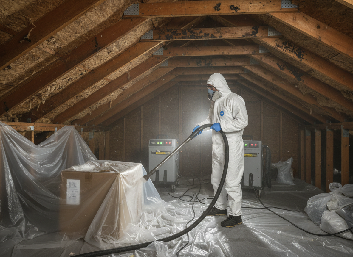 attic mold remediation in Surfside