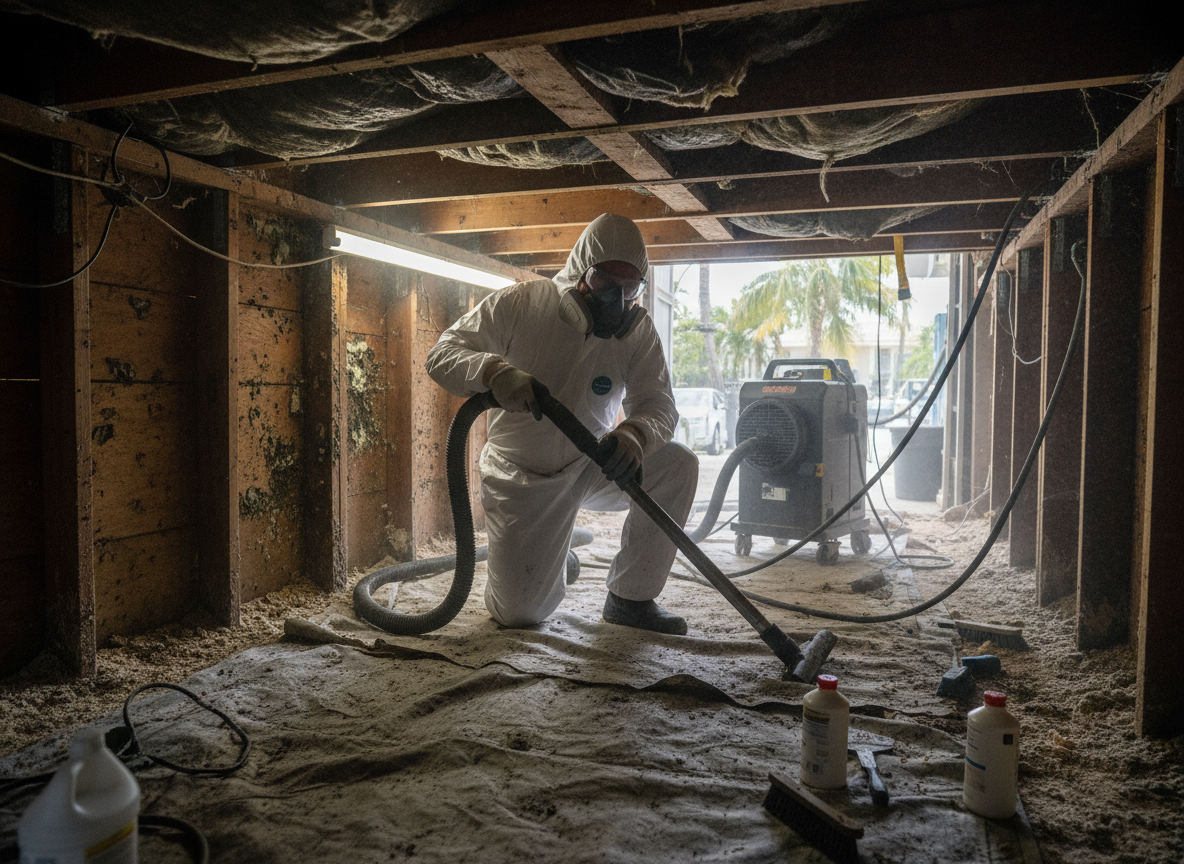 crawl space mold removal in Surfside