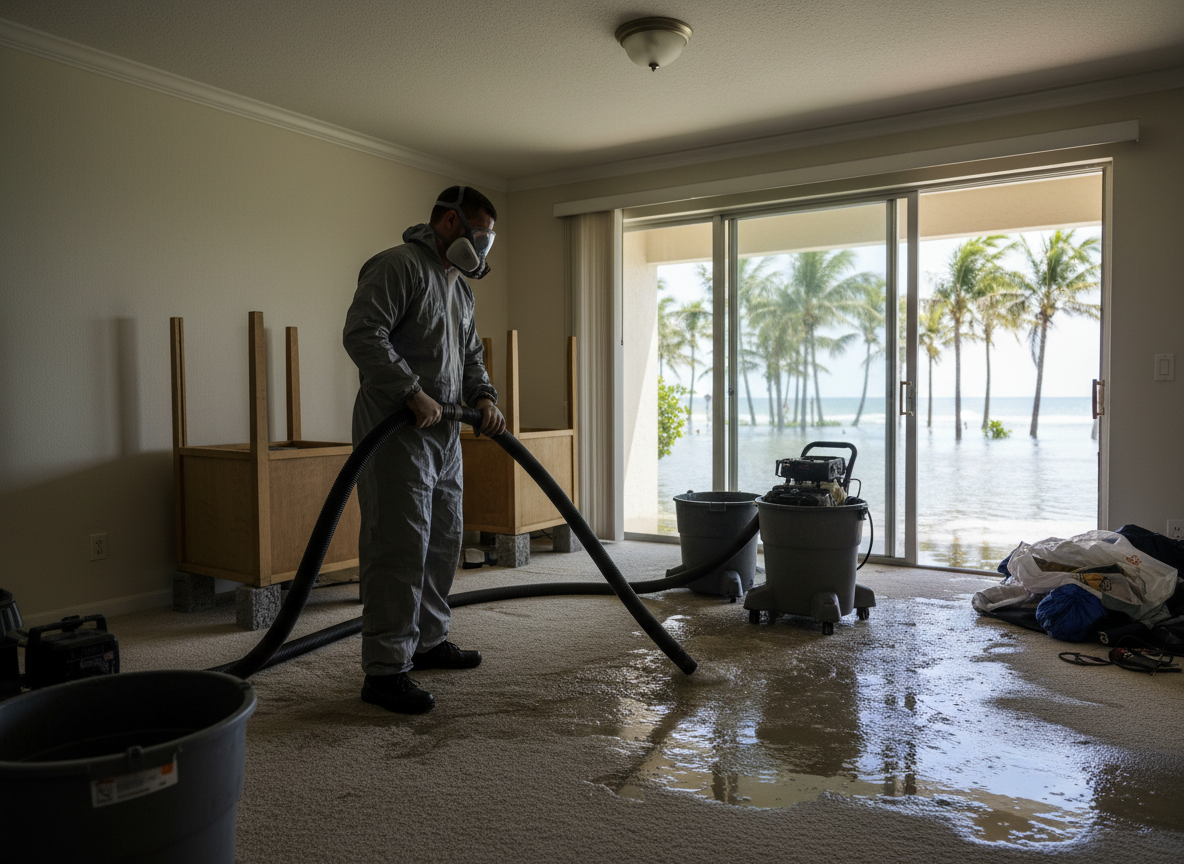 Water extraction in Surfside